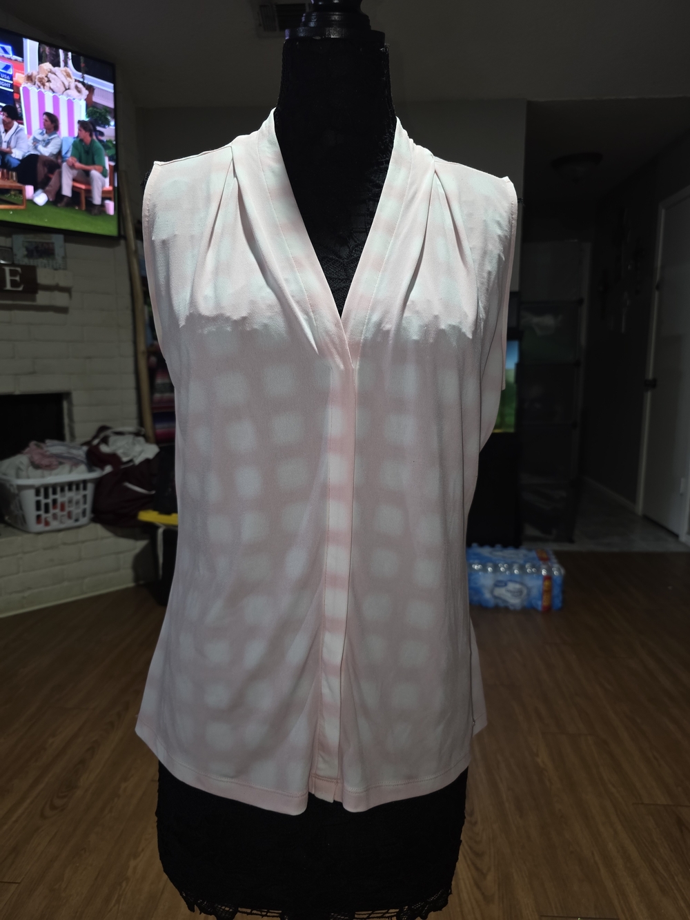 Calvin Klein Light Pink Sleeveless V-Neck Camisole
